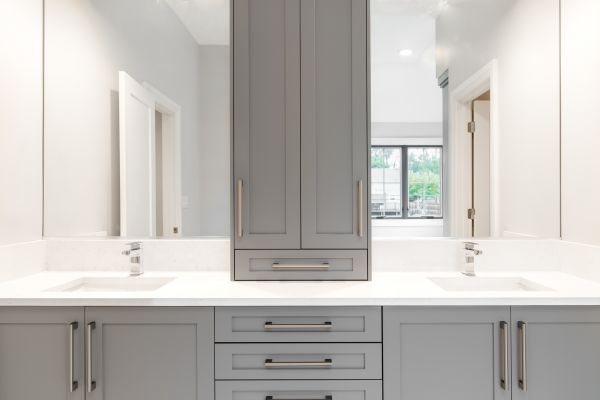 Bathroom Cabinet Refacing in Garland