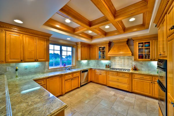 Glazed Cabinets Installation in Garland