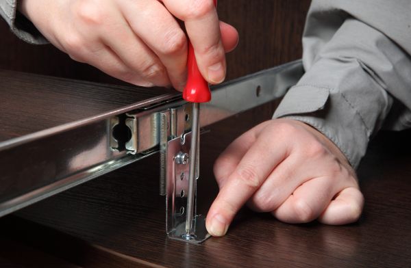 Drawer Track Installation in Garland