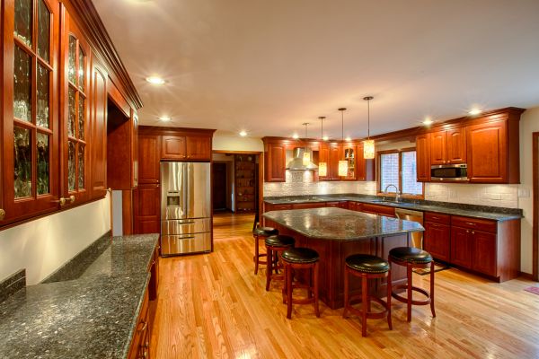 Cherry Kitchen Cabinet Repair in Garland