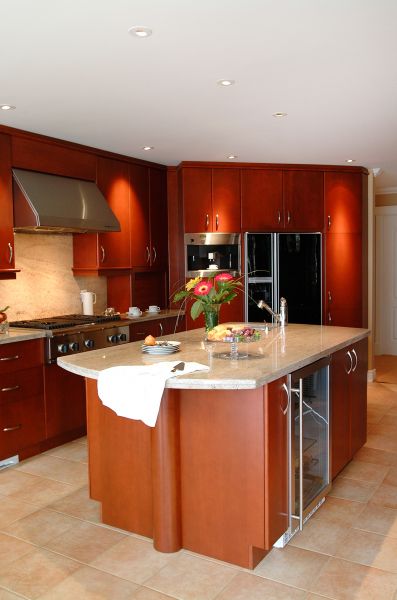 Cherry Cabinet Repair in Garland